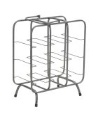 Porte-bouteilles pour 9 bouteilles gris foncé - 47.5x40x23 cm
