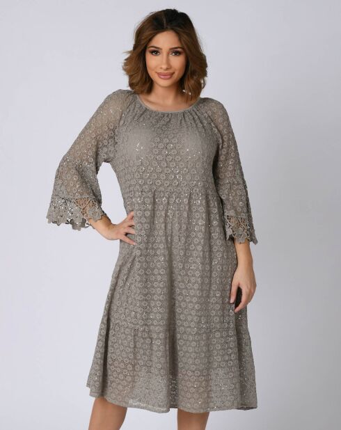 Robe Irene taupe