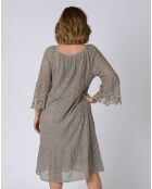 Robe Irene taupe