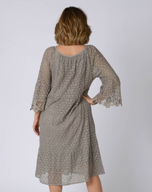 Robe Irene taupe