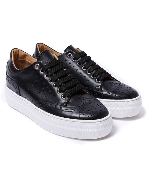 Sneakers en Cuir Selena noires