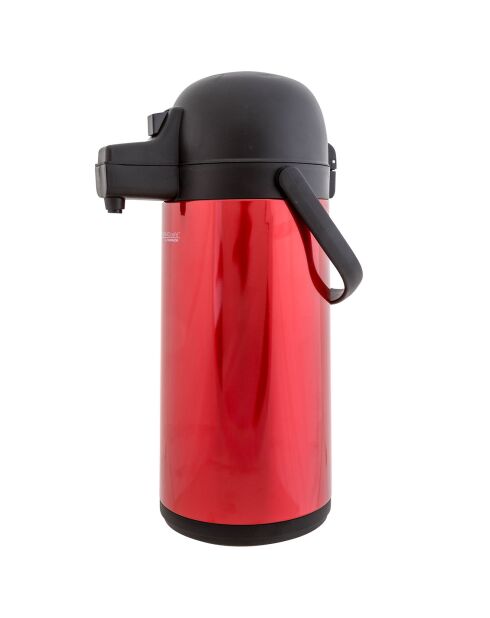 Pichet à pompe isotherme rouge - 1.9 L
