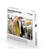 Gilet de Sport avec effet sauna pour homme jaune