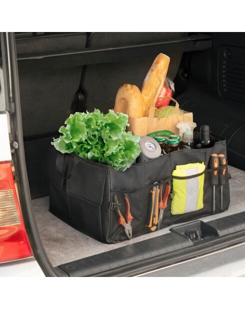 Organisateur de coffre de voiture pliable Carry InnovaGoods noir - 39x26x55 cm