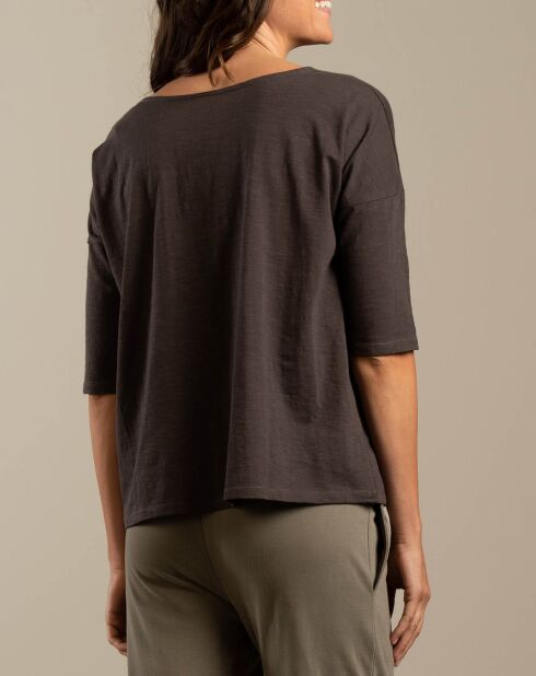 T-Shirt 100% Coton Sarah anthracite