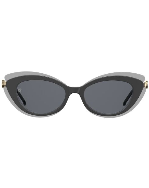 Lunette de soleil Femme gris doré