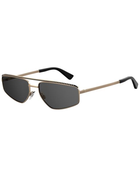 Lunette de soleil Femme rose doré