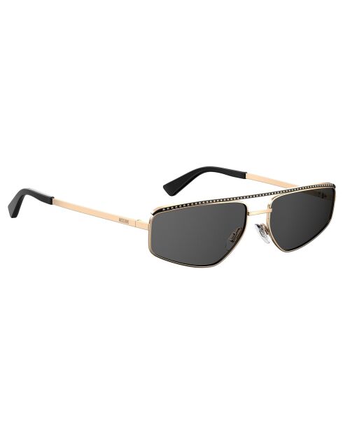 Lunette de soleil Femme rose doré
