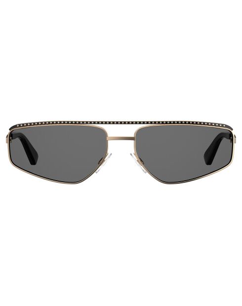 Lunette de soleil Femme rose doré