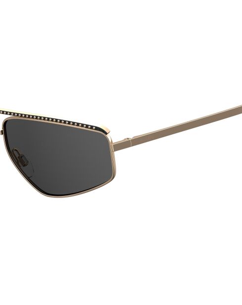 Lunette de soleil Femme rose doré