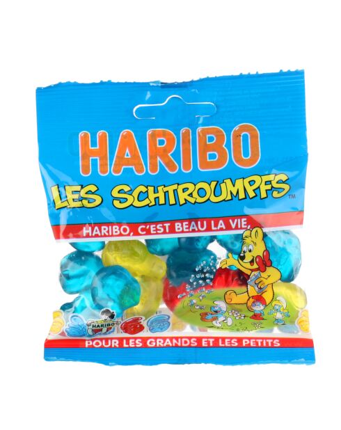 Caja de 30 bolsas de caramelos Mini Smurfs