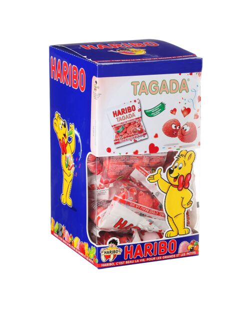 Caja de 30 bolsas de Tagada Mini Strawberry