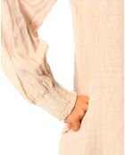 Robe 100% Lin Pivoine beige