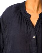 Robe 100% Lin Callune marine