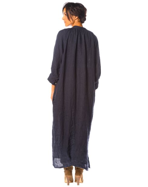 Robe 100% Lin Callune marine