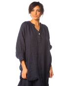 Robe 100% Lin Callune marine