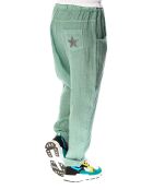Pantalon 100% Lin Camelia vert