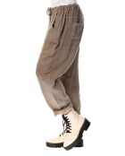 Pantalon 100% Lin Camelia taupe