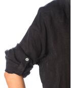 Chemise 100% Lin Sanve noire