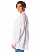 Chemise 100% Lin Lotus blanche
