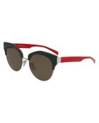 Dunkelgrüne Damen-Sonnenbrille