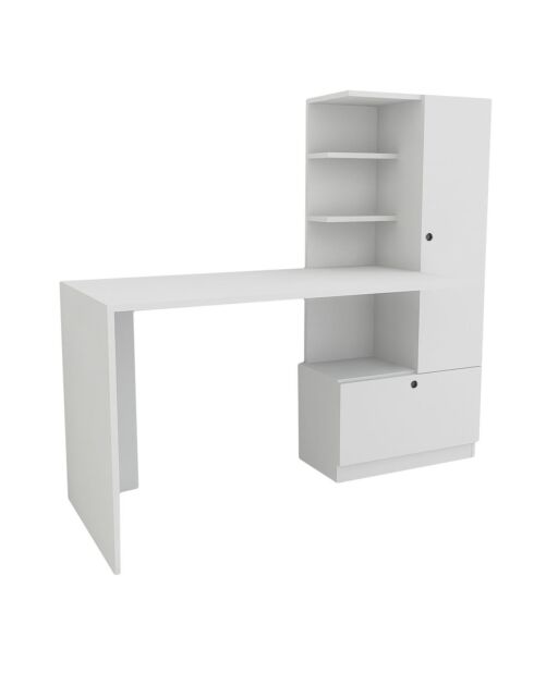 Bureau Merinos blanc - 150x120x62 cm