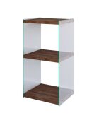 Bibliothèque R300 noyer - 40x80x35 cm