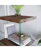 Bibliothèque R300 noyer - 40x80x35 cm