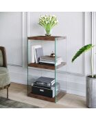 Bibliothèque R300 noyer - 40x80x35 cm