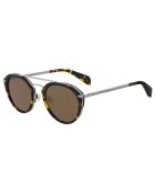 Lunette de soleil Femme havane vert