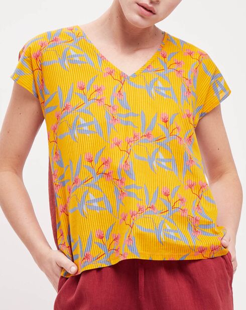 T-Shirt 100% Lin Adelson miel