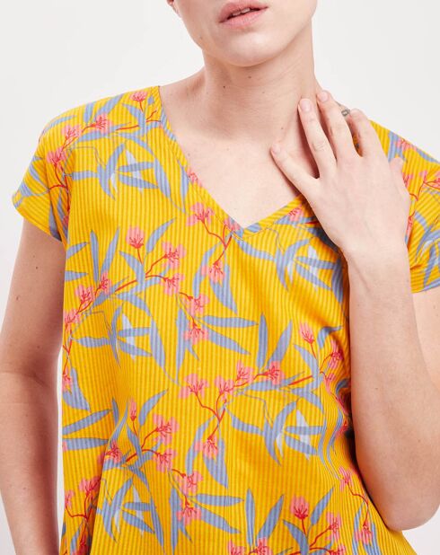 T-Shirt 100% Lin Adelson miel