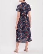 Marineblauwe jurk Camelia
