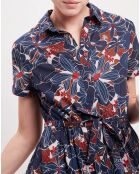 Marineblauwe jurk Camelia