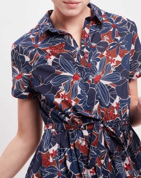 Marineblauwe jurk Camelia