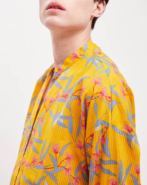 Chemise Clothilde imprimée miel