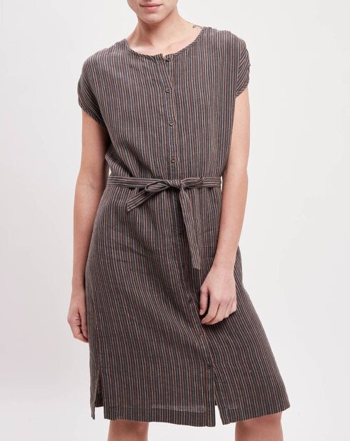 Robe 100% Lin Constance charcoal