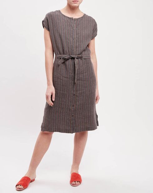 Robe 100% Lin Constance charcoal