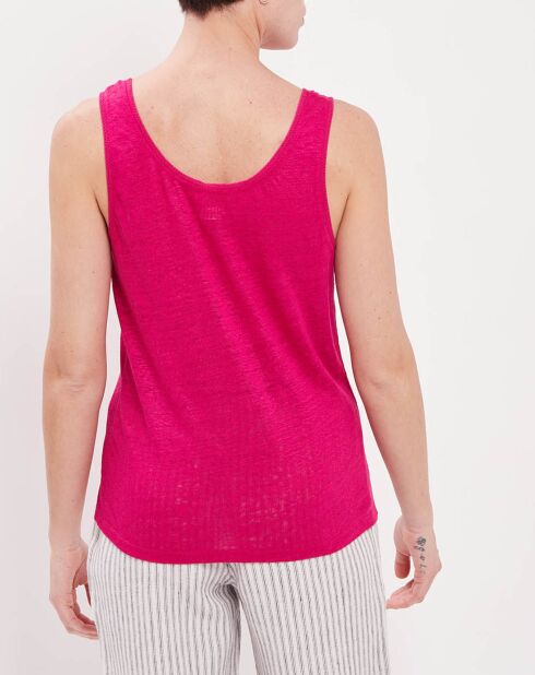 T-Shirt 100% Lin Jeson hortensia