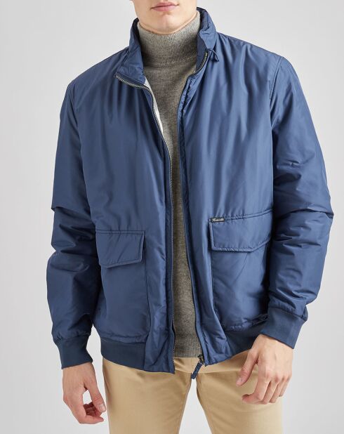 Blouson oxford bleu foncé