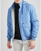 Blouson oxford bleu ciel