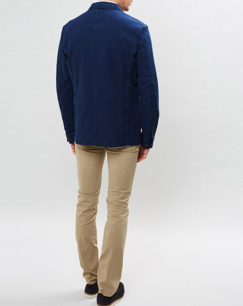 Veste croisée bleue