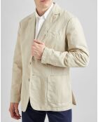 Veste casual sable