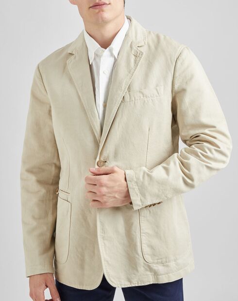 Veste casual sable