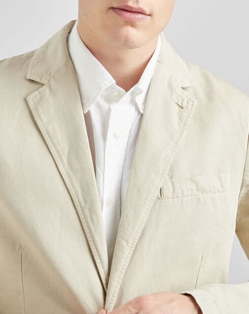 Veste casual sable