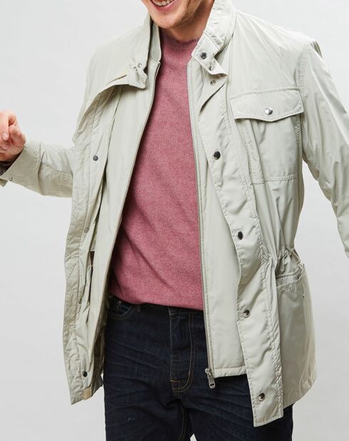 Manteau classic blanc cassé