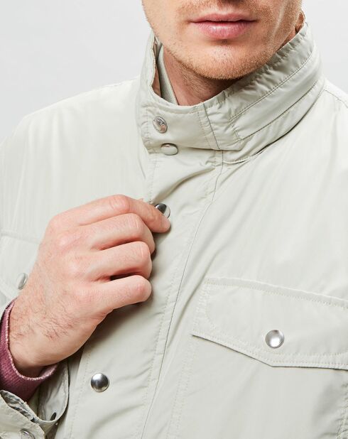 Manteau classic blanc cassé