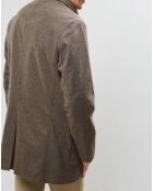 Manteau 100% Laine marron