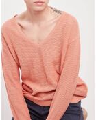 Pull en Lin & Coton Oral abricot