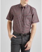 Chemise casual rouge/multicolore
